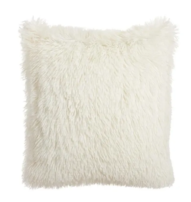 Beige Plush Cushion Cover Without Filler