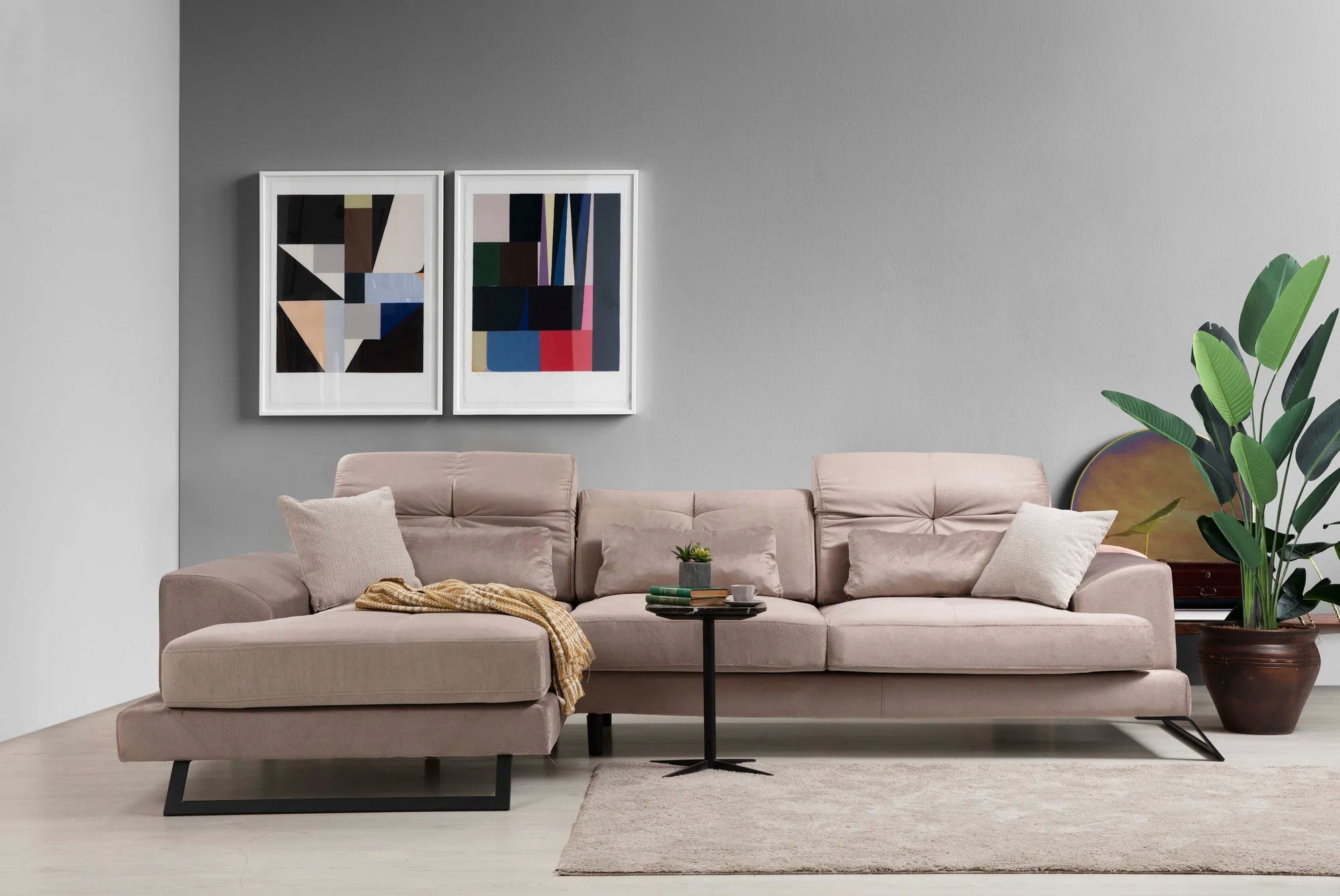 Frido Corner Left (Chl 3R) - Beige