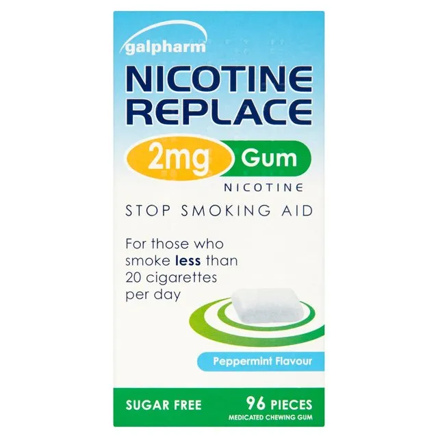 Galpharm Nicotine Replace 2mg Gum X96 (A)
