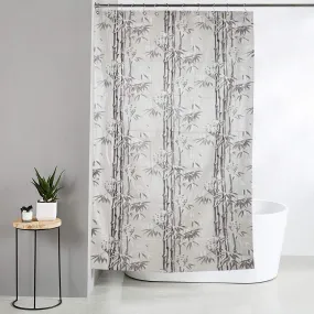 Kuber Industries Shower Curtain & Bathmat Set | Non-Slip Bath mats for Bathroom | Easy-Slide Curtains | Polyester Curtain or Bathmat for Bath Décor | YX0030-3T | 15 Pcs Set | Multicolor