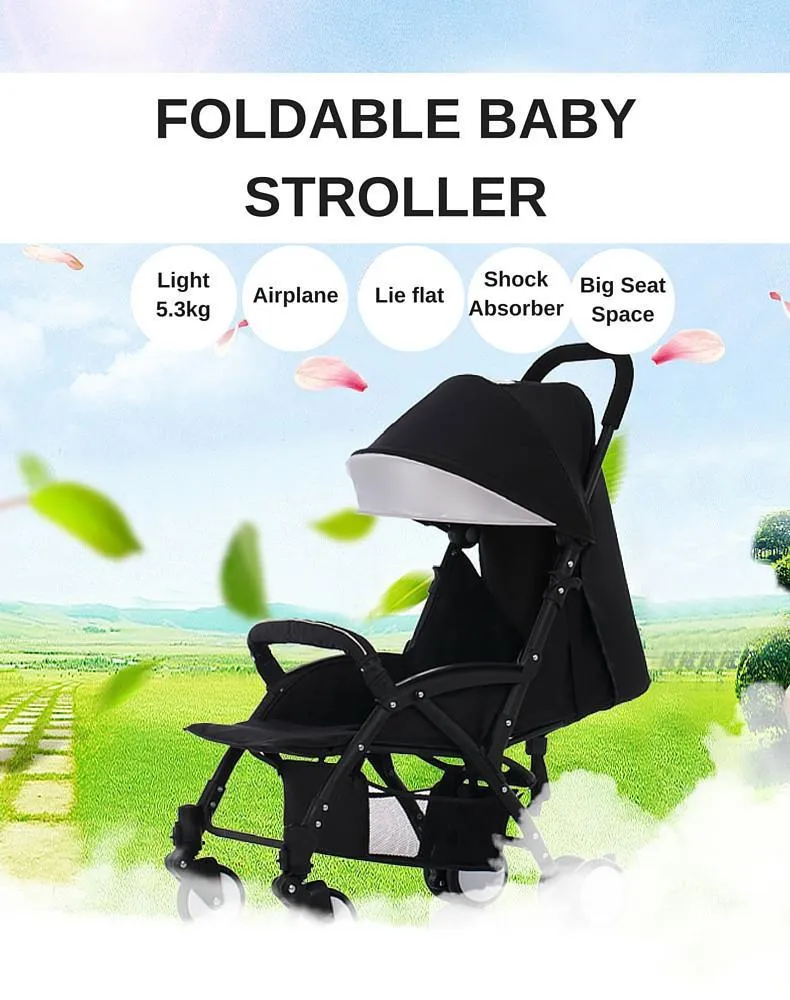 Shoppy One-Hand Foldable Baby Stroller