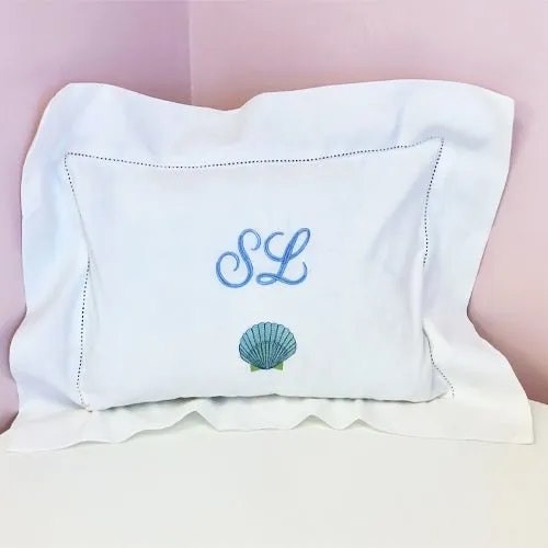 Small Linen Hemstitch Pillow