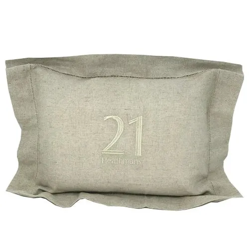 Small Linen Hemstitch Pillow
