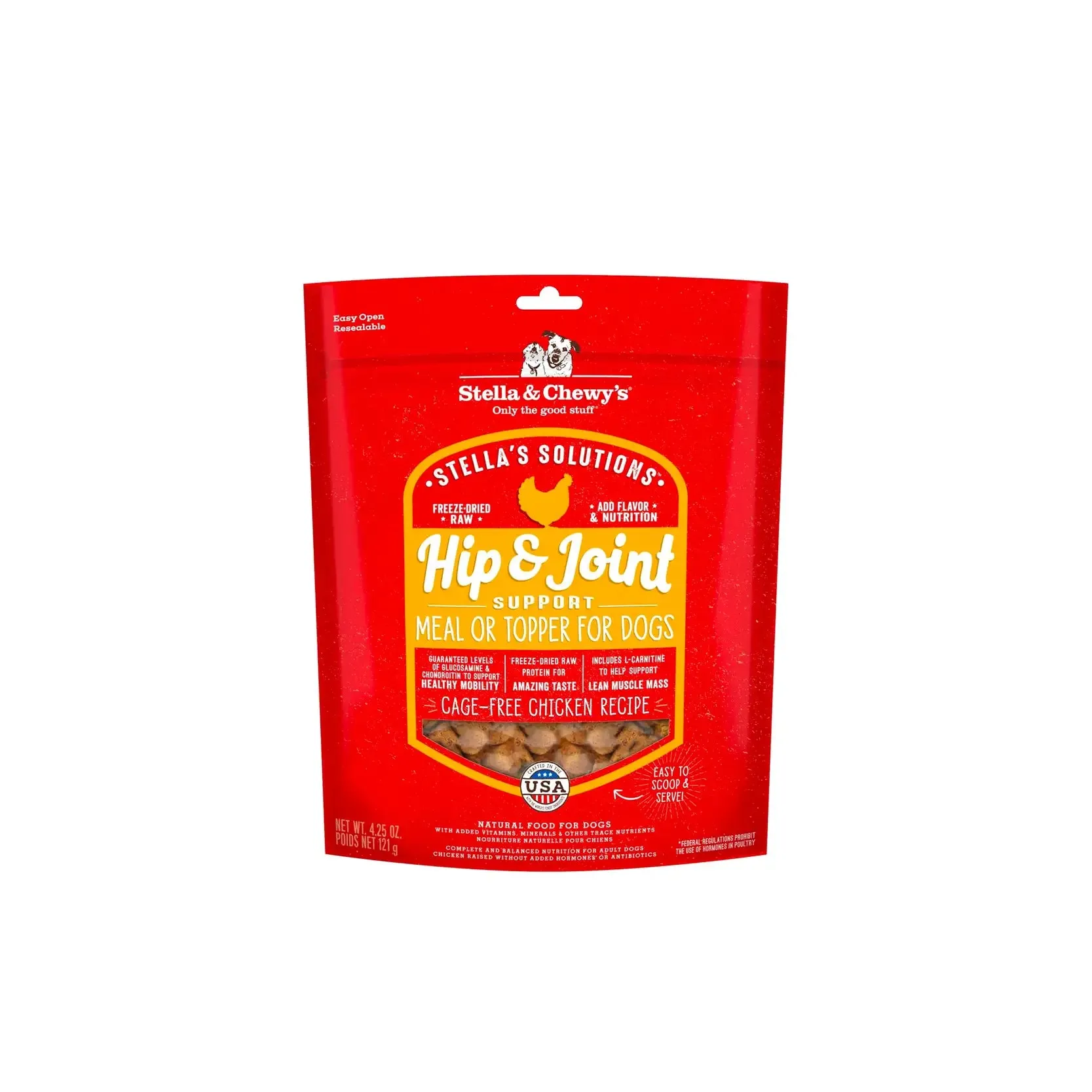 Stella’s Solutions Hip & Joint Boost Cage-Free Chicken Dinner Morsels for Dogs