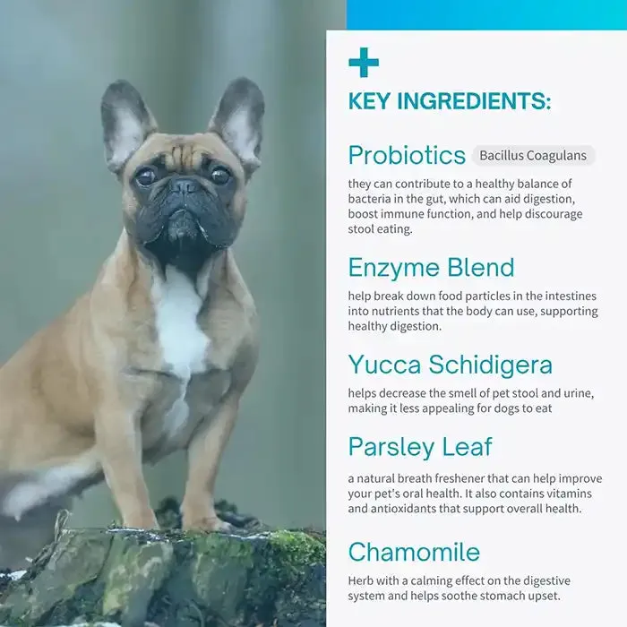 Stool Eating Deterrent Coprophagia Soft Chews For Dogs